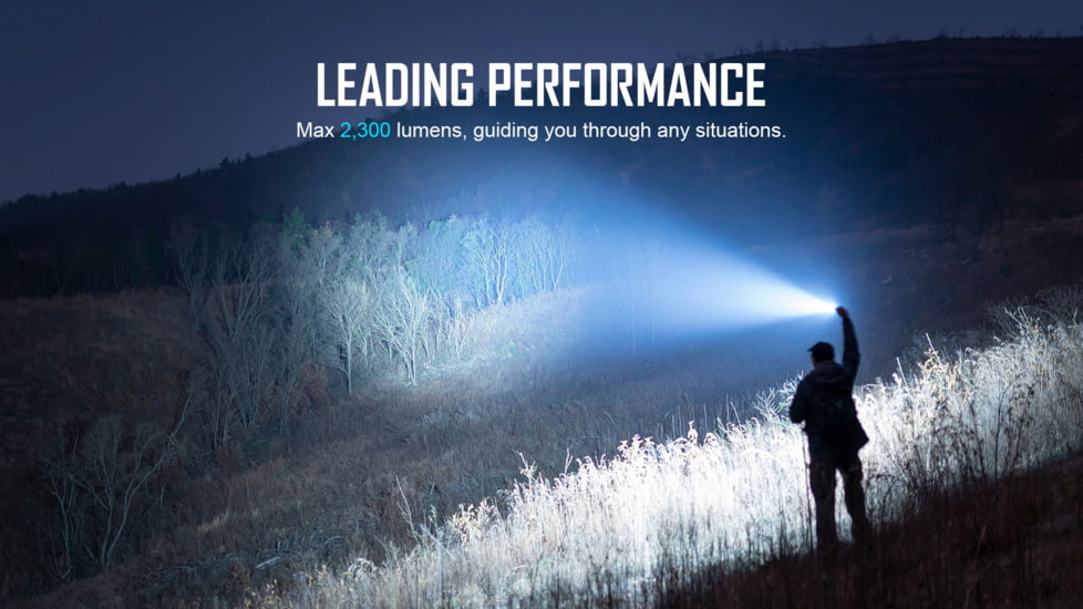 Olight Warrior 3S 2300 Lumens LED Rechargeable Tactical Flashlight