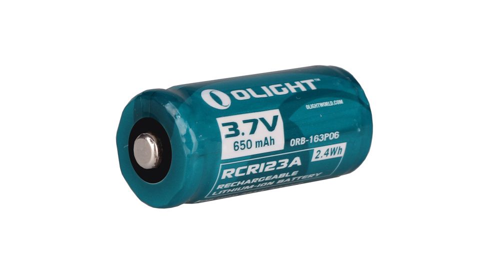 OLIGHT RCR123A Rechargeable Battery, 650mAh OLORB-163P06