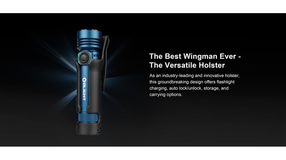 Olight Seeker 4 Pro CW LED Rechargeable Flashlight, 4600 Lumen, Black, FL-OL-SEEKER4PRO