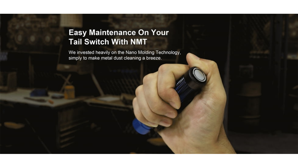 Olight Warrior Mini 3 LED Rechargeable EDC Flashlight, 1750 Lumen, Black, FL-OL-WARMINI3-BK