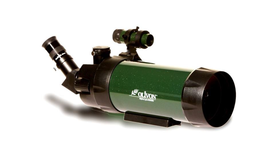 Olivon Alpha Lyra MAK90 Telescope, Green, Large OLAL90MAKTA-US