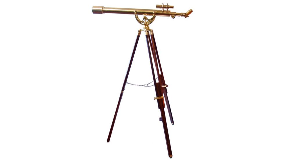 Olivon Brass 60mm Objective Lens Diameter 900mm Focal Length Telescope, Brass, Large OLBR60900-US