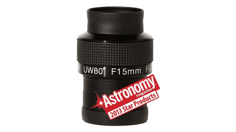 Olivon Super Wide 80 deg 15mm 2in  Eyepiece, Black, Small OLSW15-US