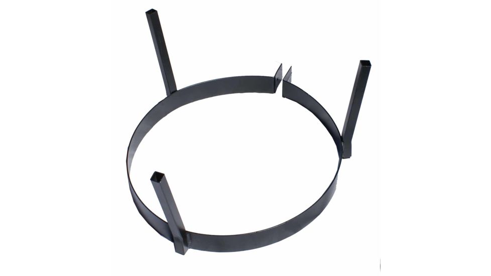 On Time Wildlife Feeders Barrel Ring, 32 Gal, Black 00701