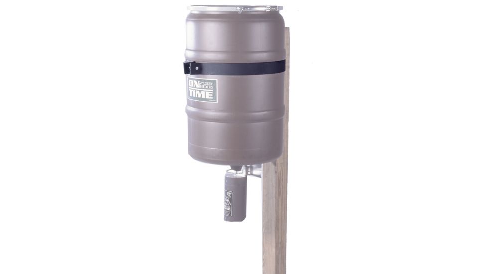 On Time Wildlife Feeders Dock-post Mount, Black, 00703