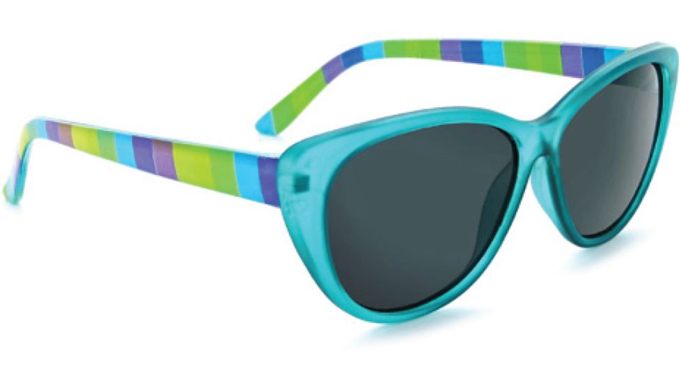 One Kitten Sunglasses - Kids, Matte Crystal Teal/Rainbow, 21979