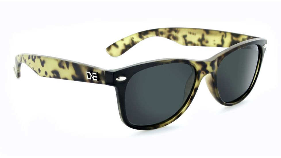 One Revtown Sunglasses, Matte Dark Demi, 22032