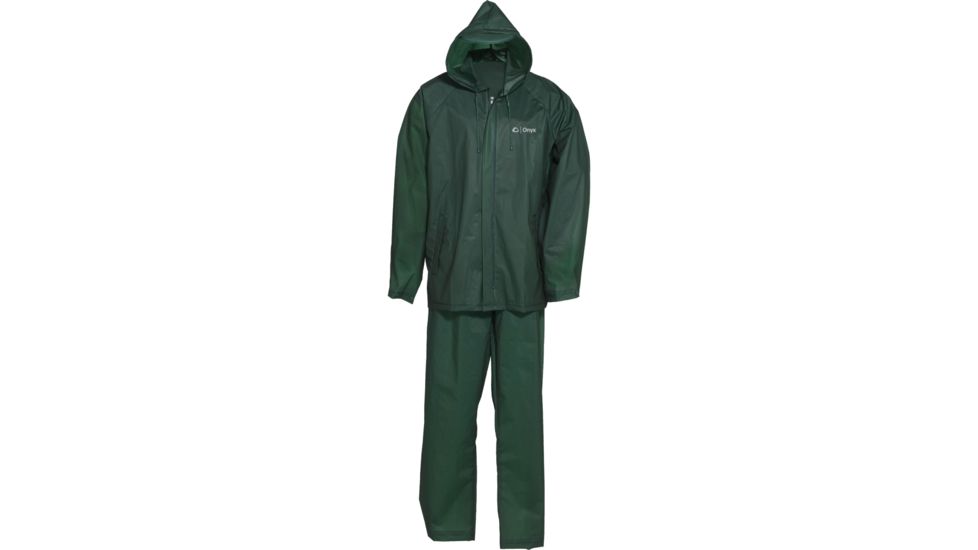 ONYX 9210 Adult EVA Rainsuit, Large Size, Ethylene Vinyl Acetate (EVA), Spruce 9210SPG04
