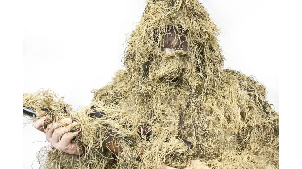 OPMOD Ghillie Suit Desert Camo, XL-XXL - Chest 48-56, Waist 38-46 SV_OPMOD_GGHST_DSRT_002