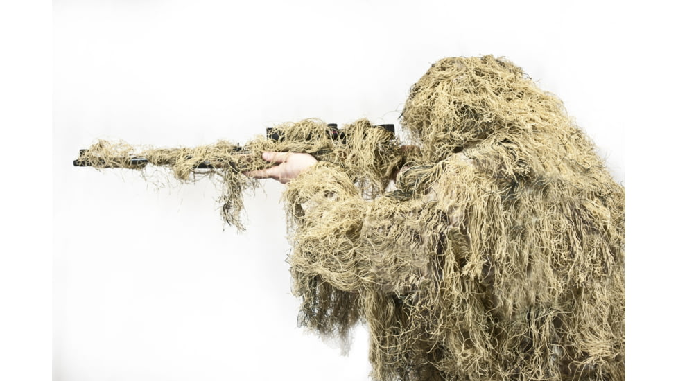OPMOD Ghillie Suit Desert Camo, XL-XXL - Chest 48-56, Waist 38-46 SV_OPMOD_GGHST_DSRT_002