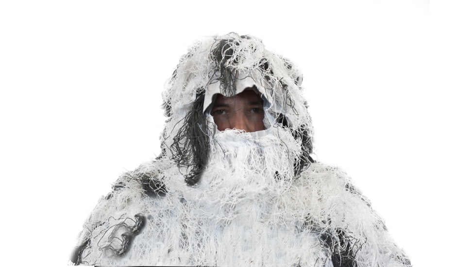 OPMOD Ghillie Suit Snow Camo, M/L -  Chest 42-48&quot;, Waist 32-38&quot; SV_OPMOD_GGHST_SNOW_001
