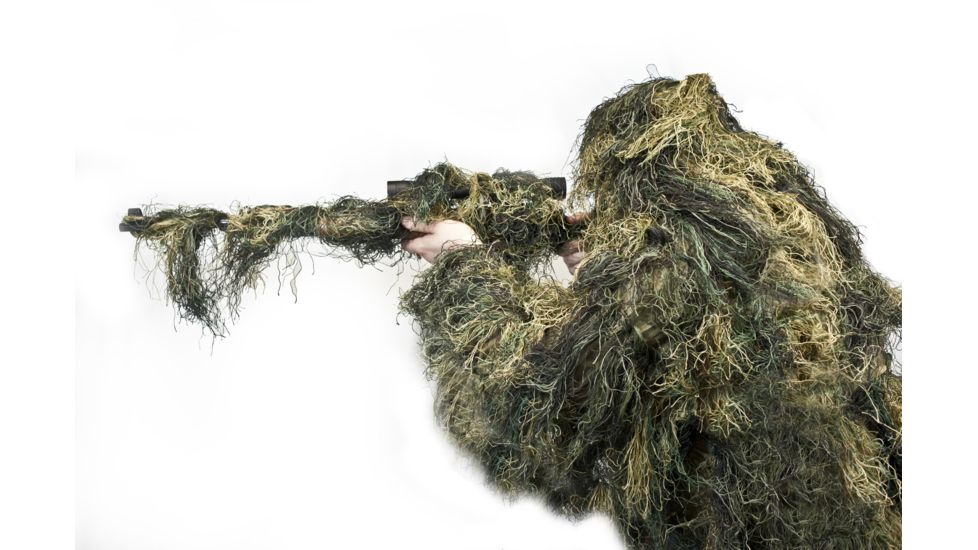 OPMOD Ghillie Suit Woodland Camo, XL/XXL - Chest 48-56&quot;, Waist 38-46&quot; SV_OPMOD_GGHST_WDLN_002