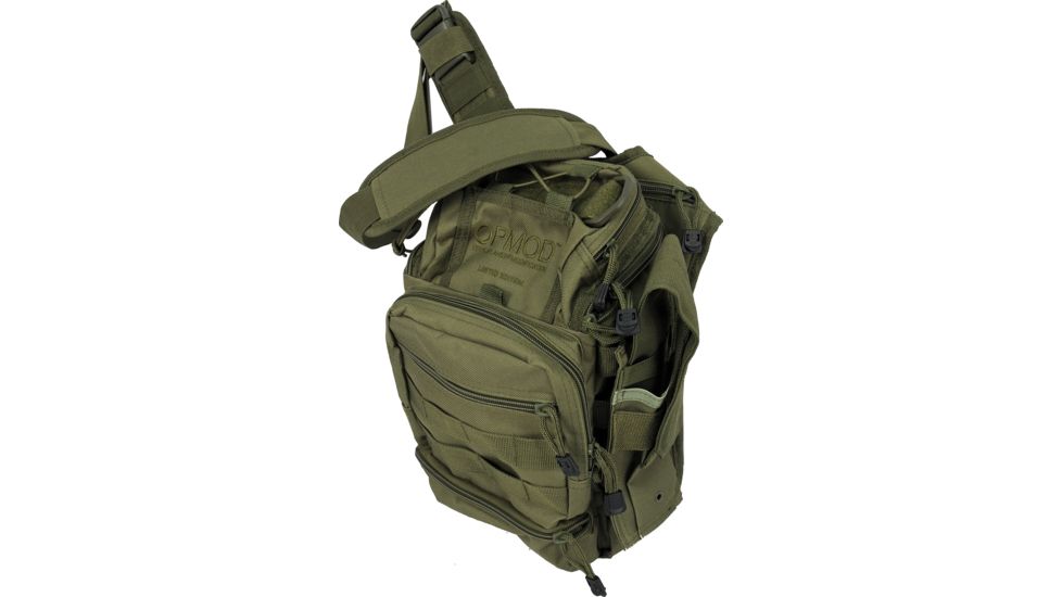 OPMOD P.A.C. Utility Bag w/7 Compartments - Green OPMOD-1STGREEN 