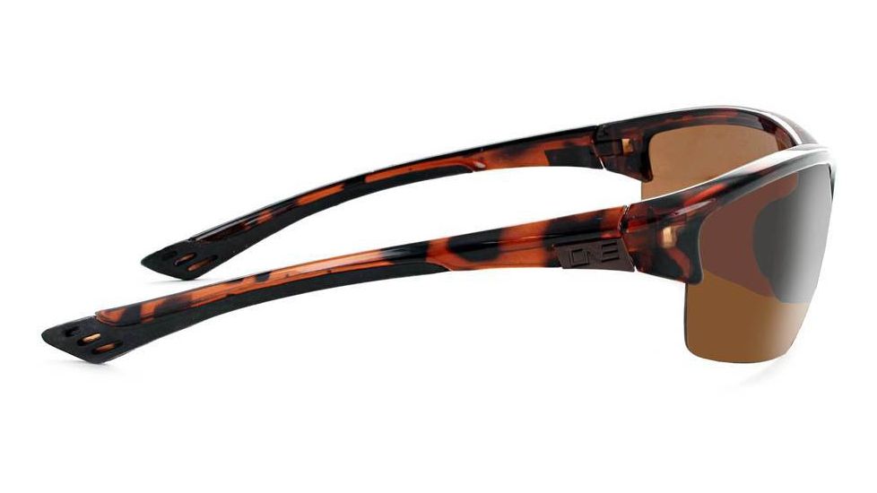 Optic Nerve One Mauzer Dark Demi Polarized Sunglasses, 17027