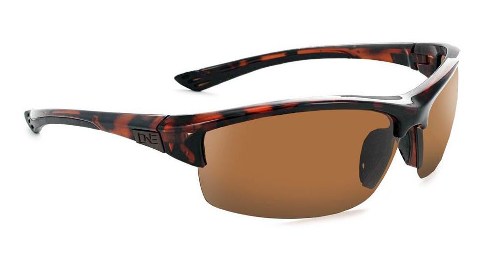 Optic Nerve Mauzer Sunglasses, Shiny Dark Demi, 17027