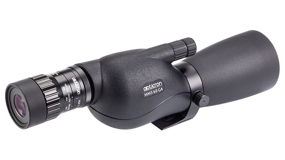 Opticron MM3 60 GA Straight Travelscope + HDFT 15-45x Travelscope Kit, Black, 41362