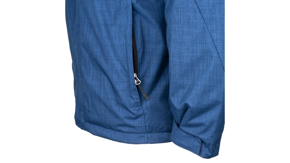 OpticsPlanet Exclusive OpticsPlanet 20th Anniversary Thermal Parka - Men's, Heather blue, Small, OP-PARKA-HB-S