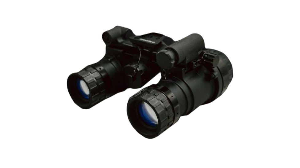 Steele Industries Ruggedized Night Vision Goggle, LEMO L3 22UM Unfilmed White Phosphor, Anodized Matte, Black, RNVG-B-123-AP-L3-22UM-WP