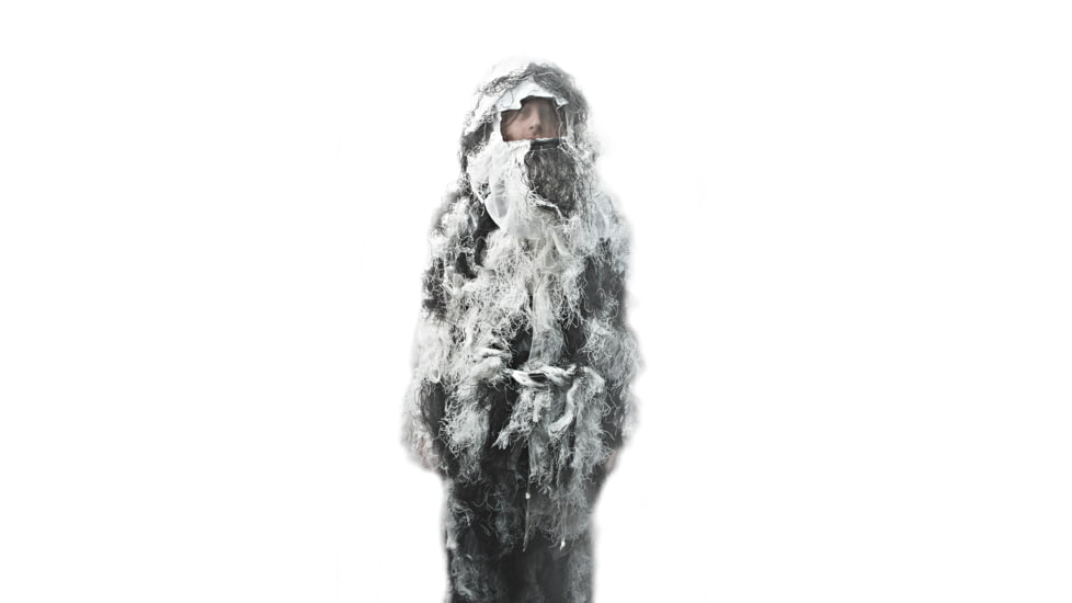 OPMOD Ghillie Suit Snow Camo, M/L - Chest 42-48, Waist 32-38 SV_OPMOD_GGHST_SNOW_001