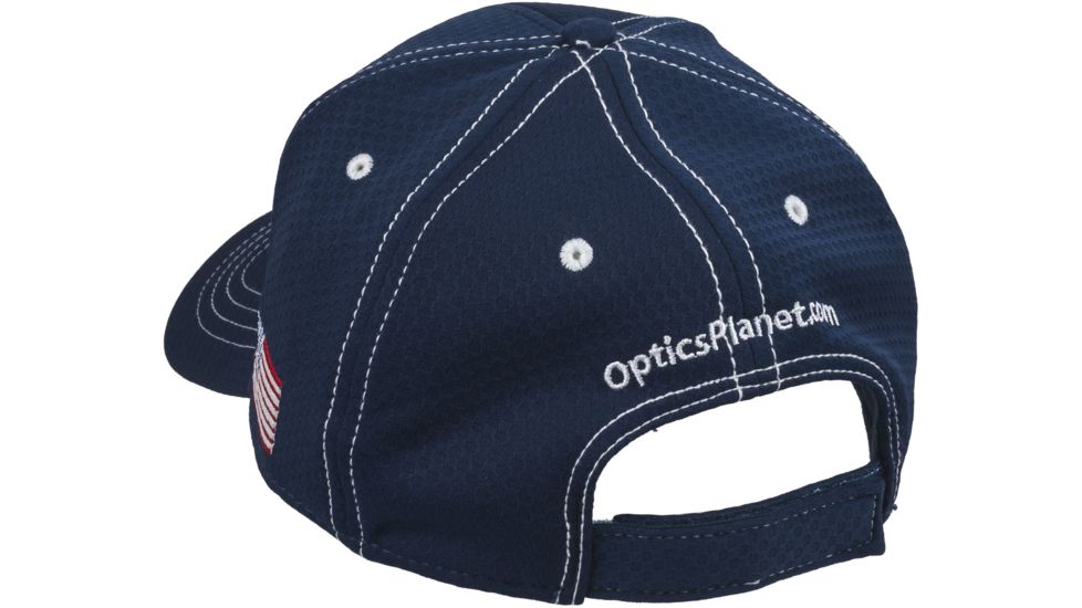 OpticsPlanet Exclusive OpticsPlanet Logo Hat - Golf/Baseball Cap, Navy Blue, One Size Fits All 12-15463
