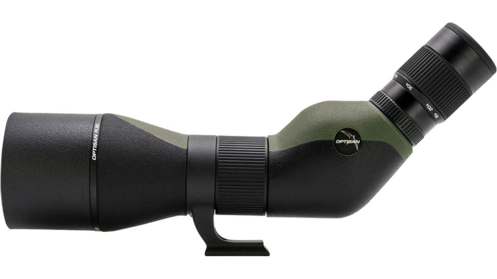 Optisan Precision Sports Optics PL 15-60x80mm ED Spotting Scope, Angled, Olive/Black, 4012