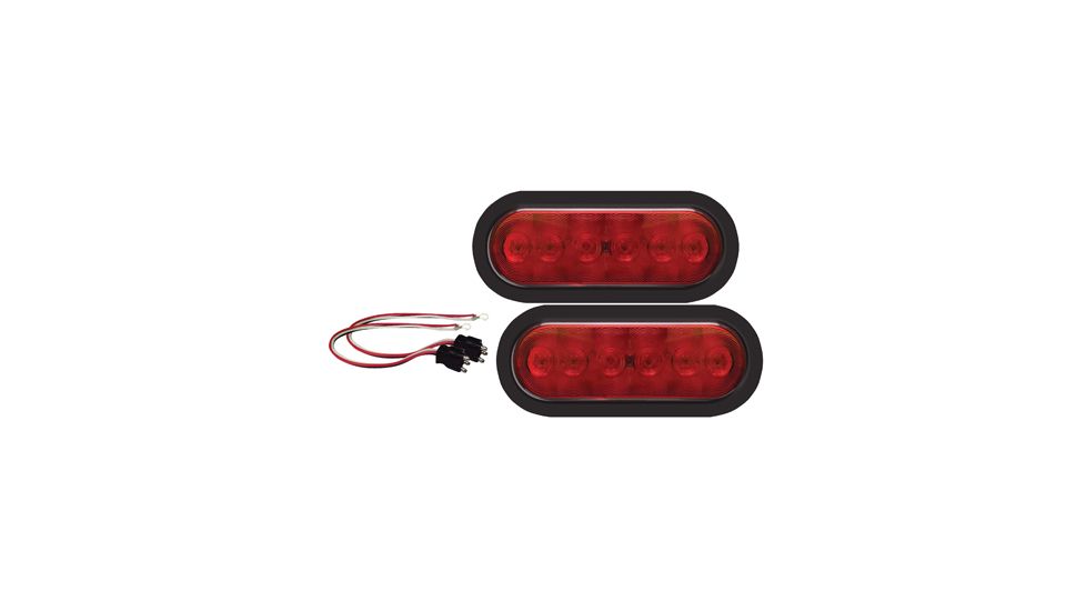 Optronics 6In. Oval LED Light Set W/Grommet And Plug TLL-12Rk 849121