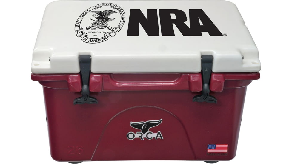 Orca Cooler - 26 Qt Limited Edition - NRA-Maroon/White