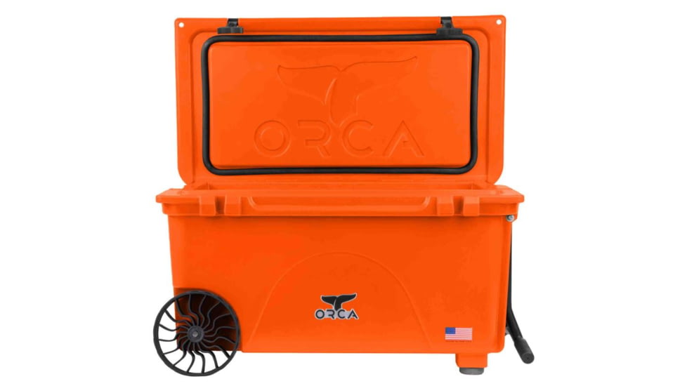 Orca Cooler - 65 Quart, Blaze Orange, ORCBZO065W