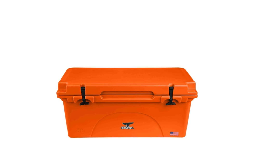 Orca Cooler - 80 Quart, Blaze Orange, ORCBZO080
