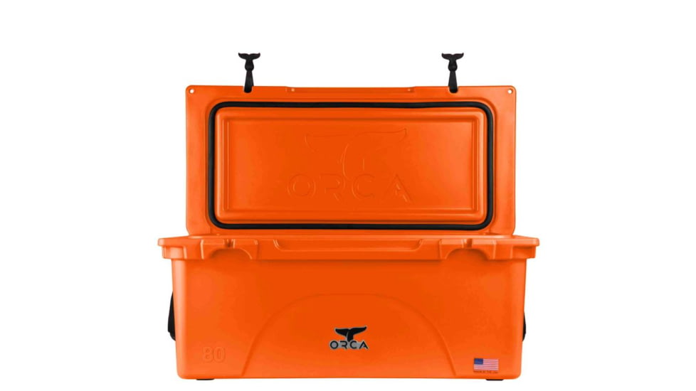 Orca Cooler - 80 Quart, Blaze Orange, ORCBZO080