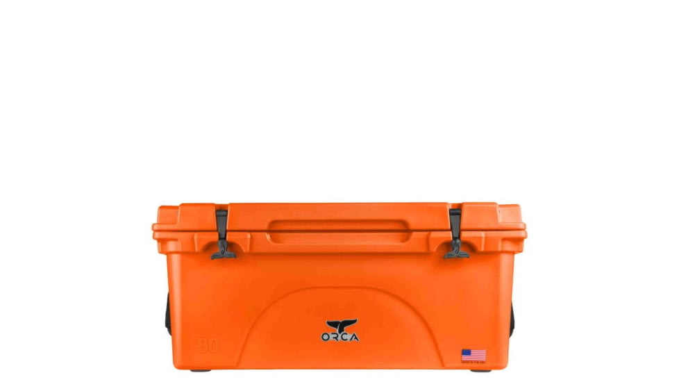 Orca Cooler - 80 Quart, Blaze Orange, ORCBZO080