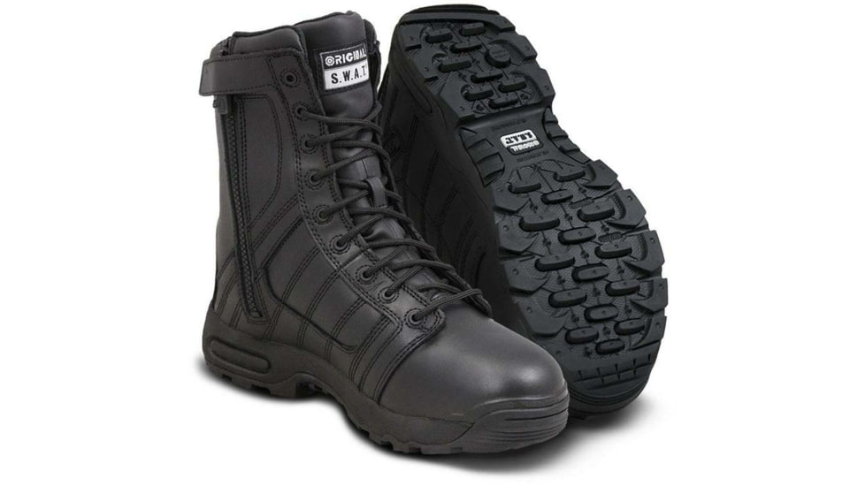Original S.W.A.T. Air 9in Leather Waterproof SZ Boots, Black, 10 Regular, 123401-10.0-R