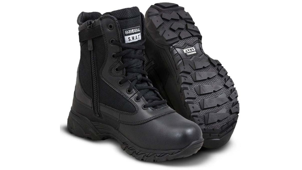 Original S.W.A.T. Chase 9in Tactical Side Zip Boots, Black, 9 BLK-09-0, 131201-9.0-R