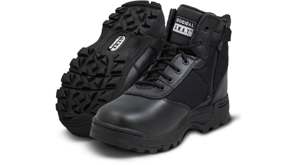 Original S.W.A.T. Classic 6in Waterproof Side Zip CST Boots, 6, Black, 116101-6.0-R