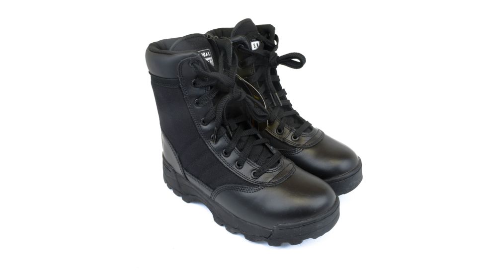 Original S.W.A.T. Classic 9in. Side Zip Ladies Tactical Boots, Black, Size 10.0 1152F-BLK-10-0