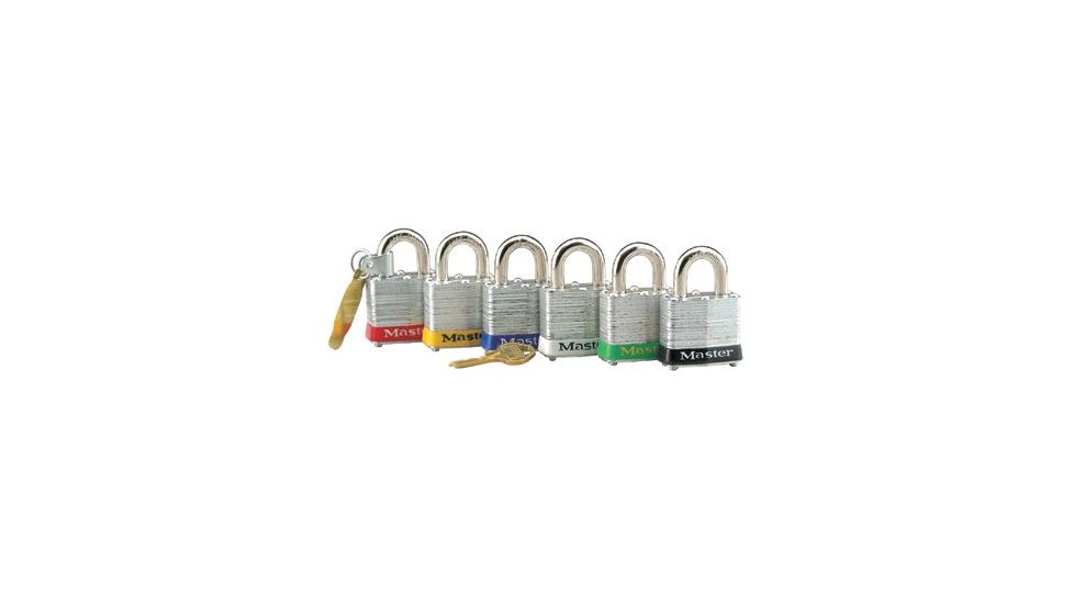 Master Lock Red Safety Lockout Padlock W/2 470-3LHRED, Unit EA
