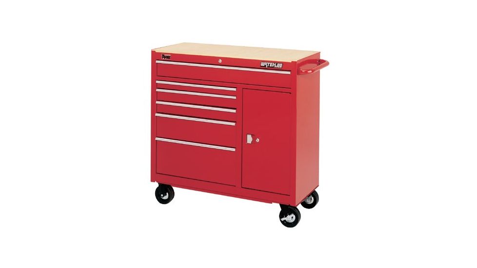 Waterloo 52in 13-drawer Bb Cart Red 797-TRX5213, Unit EA