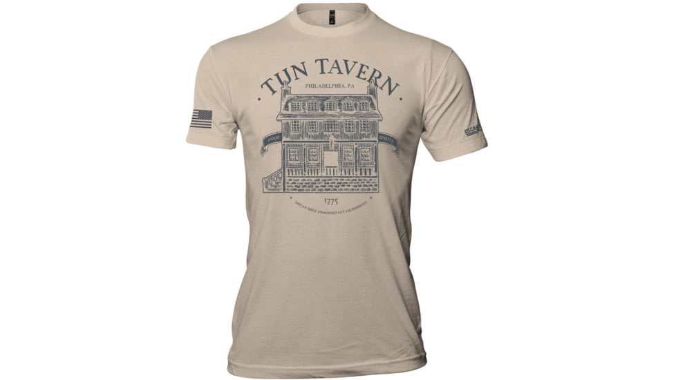 Oscar Mike Tun Tavern Tee - Mens T-Shirts, Sand, S, M-OM-SAND-01-0201-S