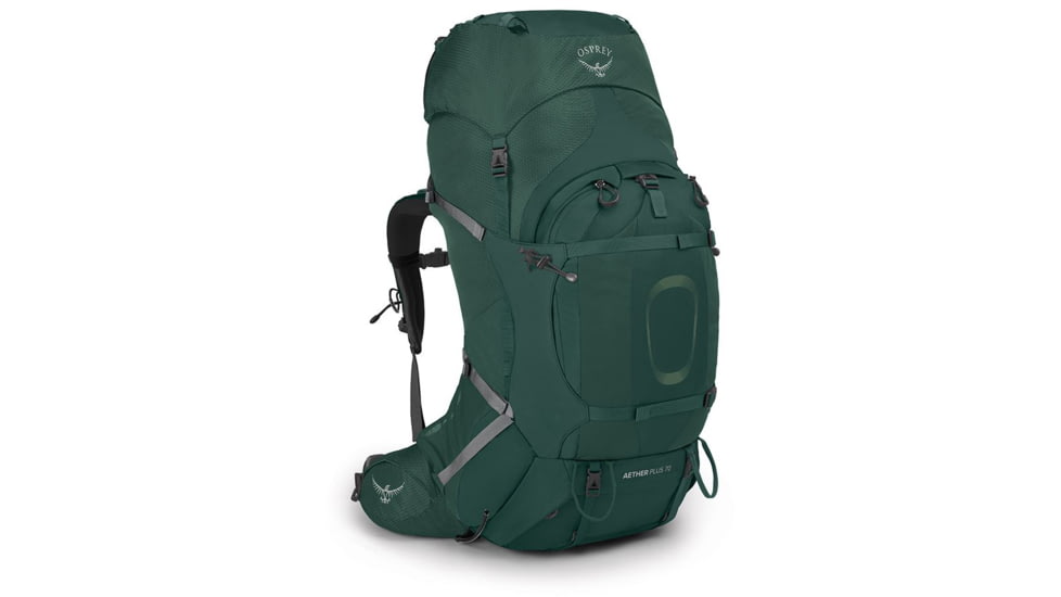 Osprey Aether Plus 70 Pack, Axo Green, Small/Medium, 10002898