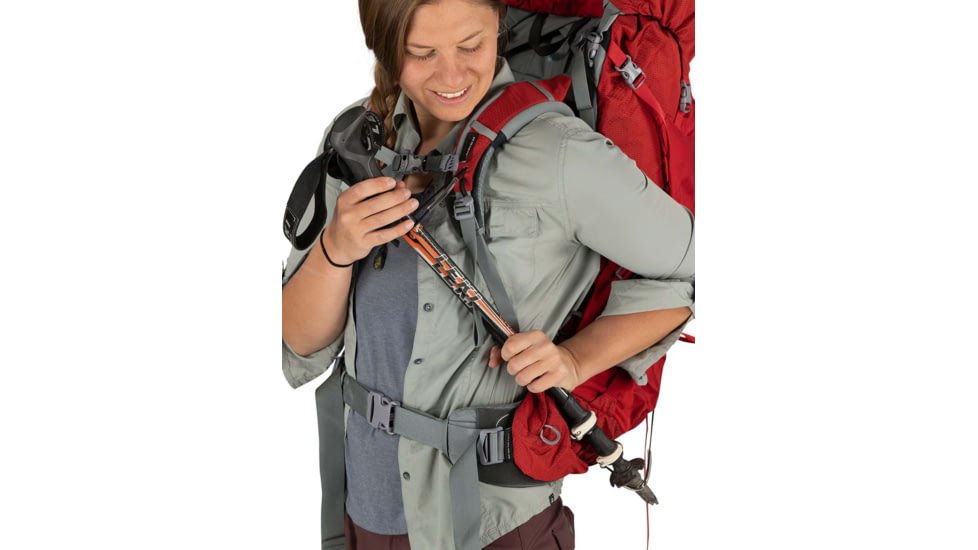 Osprey Ariel Plus 60 Pack - Womens, Carnelian Red, Extra Small/Small, 10002914