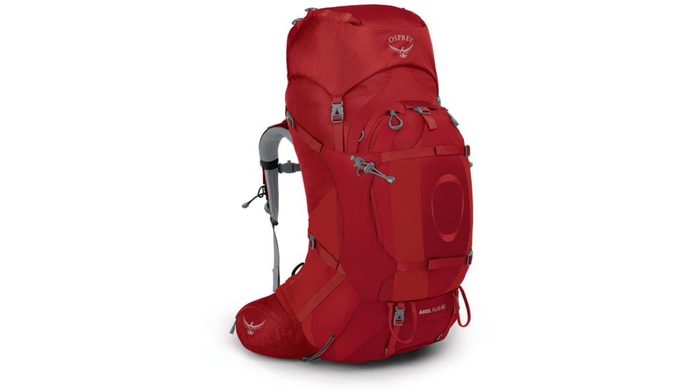 Osprey Ariel Plus 60 Pack - Womens, Carnelian Red, Extra Small/Small, 10002914