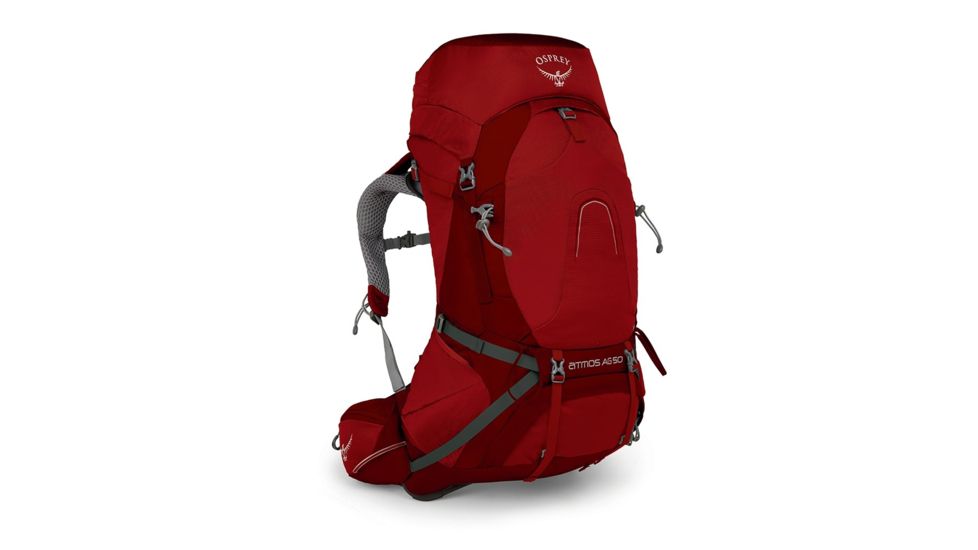Osprey Atmos AG 50 Pack - Men's, Rigby Red, Large, 10001433