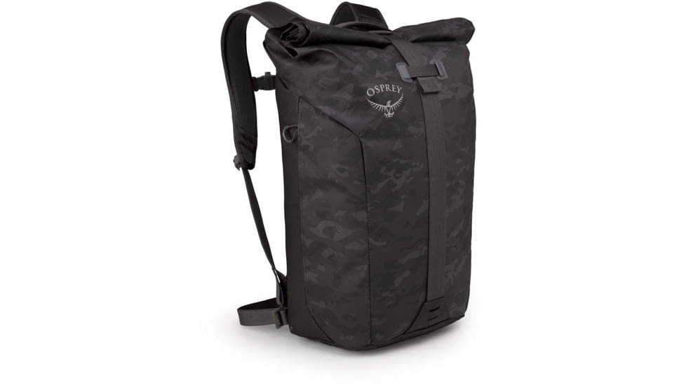 Osprey Transporter Roll Top, Camo Black, One Size, 10002858
