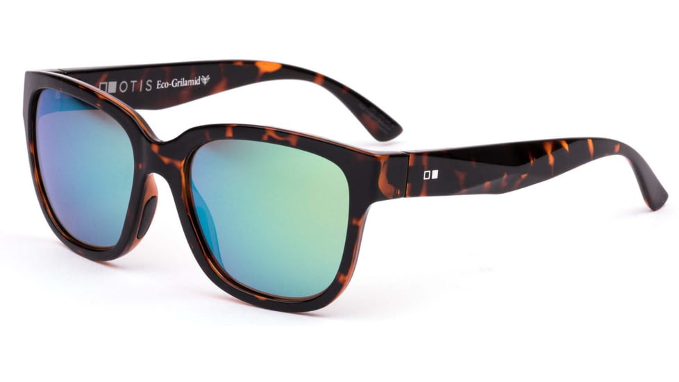 OTIS Odyssey Sunglasses - Mens, Orchre Havana Frame/Green Polarized Lens, 166-2203LL
