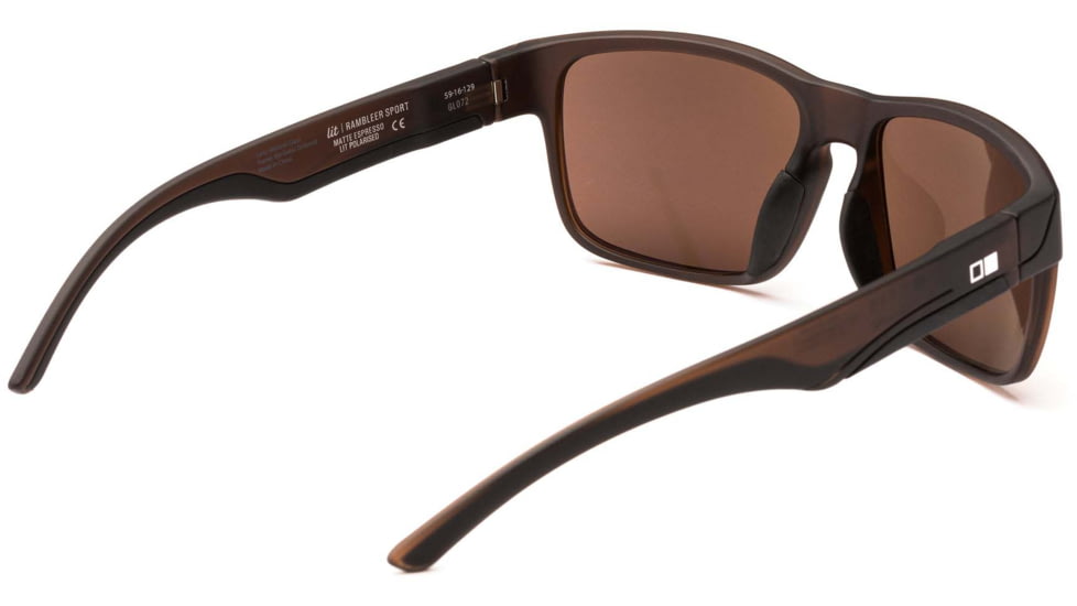 OTIS Rambler Sport Sunglasses - Mens, Matte Espresso Frame/Brown Polarized Lens, 178-2202LL