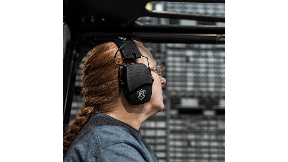 Otis Technology EarShield Ranger Bluetooth Earmuffs, 22dB, Black, 22dB NRR, FG-ES22B-BK