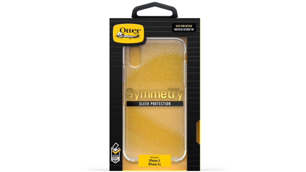 OtterBox Apple Symmetry Clear Iphone X/Xs, Silver Flake/Clear, 77-59584