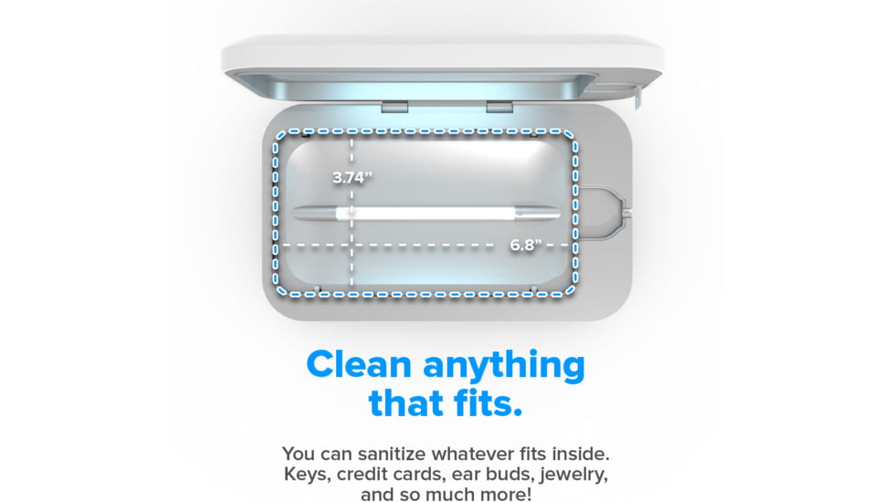 OtterBox Phonesoap 3 Uv Sanitizer/Charger, White/White, 78-80083