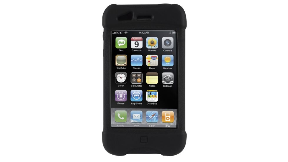 OtterBox iPhone 3G Impact Skin Case, Black, 1943-20.5