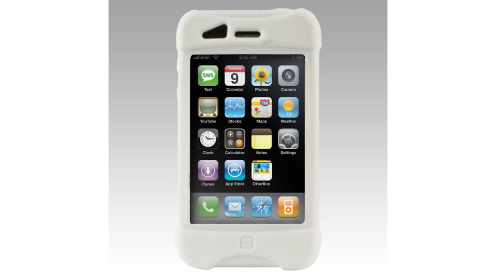 OtterBox iPhone 3G Impact Skin Case, White, 1943-17.5
